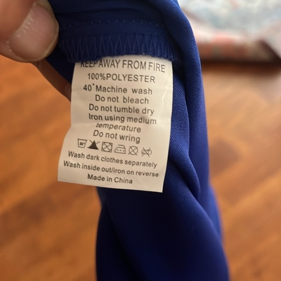 2bella Blue Dress Midi sleeveless New Without Tag - Picture 9 of 9